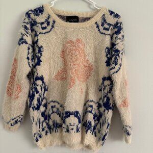 Anthropology La Fee Verte Soft Fuzzy Sweater Size XS